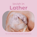 MainBasics Bath Shower Loofah Sponge Pouf Body Scrubber Exfoliator Body Wash - Image 4