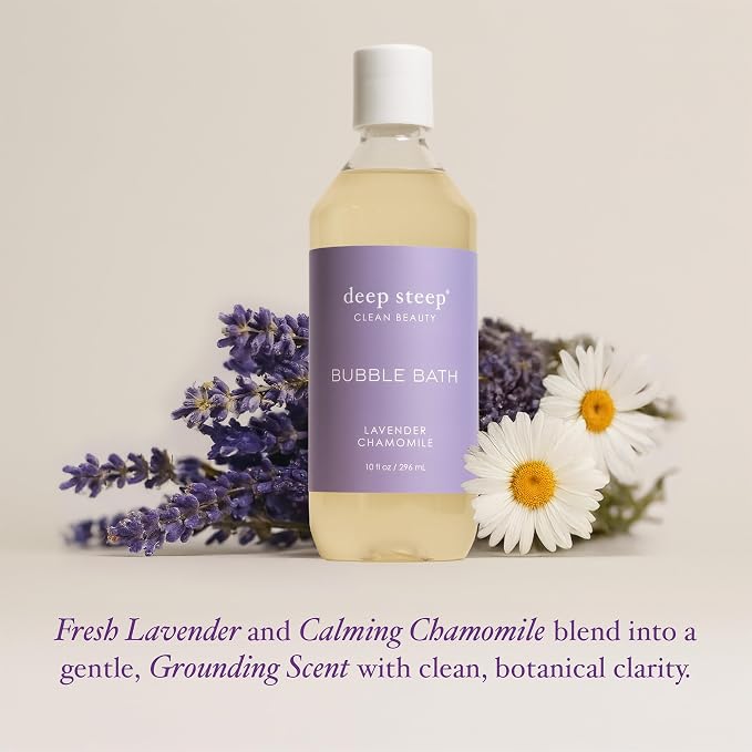Deep Steep Bubble Bath, Lavender Chamomile, 10 oz – Soothing Soak - Image 4