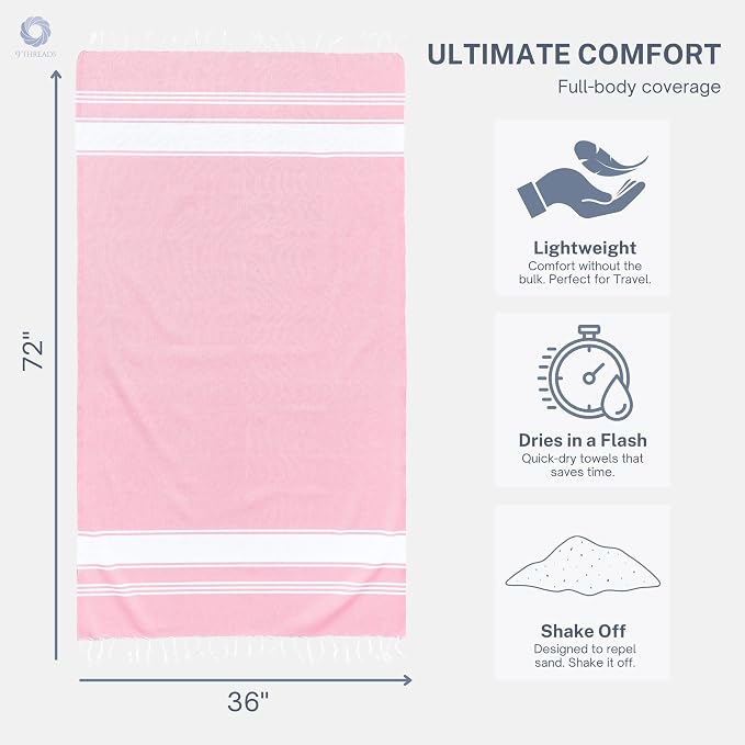 Cotton Turkish Beach Towel - Image 9