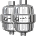 weAQUA Heavy Duty Shower Filter Family 2 PACK – 99% Removal by weAQUA
