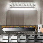 ZUZITO Crystal Vanity Lights for Bathroom 18W LED Bathroom Light Bar Modern - Image 2