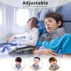 Travel Pillow/Vibration Wrap Neck Massage, Airplane Pillow Portable Battery - Image 5