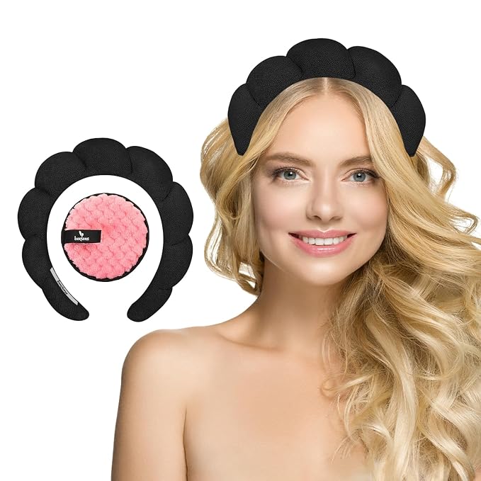 Spa Headband - Make up headband - Black by BERIENS