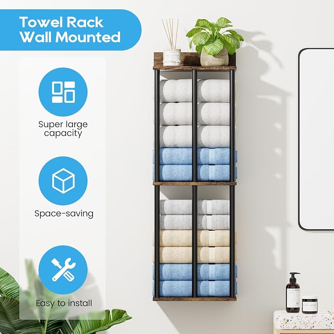 Towel Racks for Bathroom Wall Mounted - Image 4
