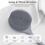 Manmihealth Silicone Back Scrubber & Soft Bath Glove Set, Super-Exfoliating - Image 3