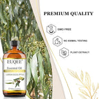 EUQEE Lemon Eucalyptus Essential Oil Pure Lemon Eucalyptus Oil, Large Capacity - Image 3