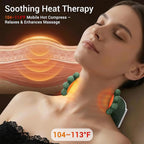 Neck Massager with Heat, Bionic Deep Tissue Shiatsu Kneading, Cordless - Image 3
