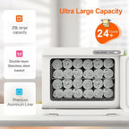 Towel Warmer Cabinet, 23L Large Hot Bath Towel Warmer Heating Use - Image 3