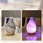 Essential Oil Diffuser, Art Glass Ultrasonic Aromatherapy Diffuser - Image 5