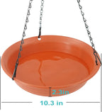 VUWEZ Hanging Bird Bath, Hanging Bird Water Feeder - Image 2