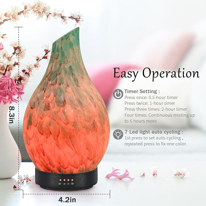 Essential Oil Diffuser 120ml Ultrasonic Aromatherapy Diffuser - Image 4