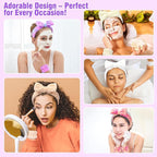 6 Pack Spa Headband with Wristbands: Washing Face Facial Makeup Skincare - Image 7