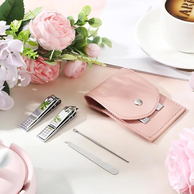 Geosar 12 Sets Manicure Set Bulk Nail Clippers Pedicure Kit Stainless Steel - Image 7