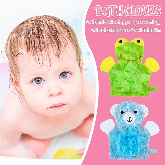 Bath Gloves Loofah for Kids - Image 5