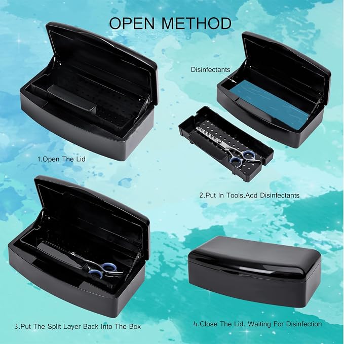 Nail Tool Sterilizer Box, Plastic Sterilizing Tray, The Disinfection Box - Image 5