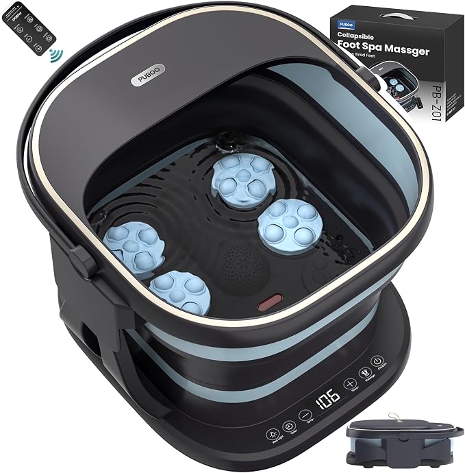Puboo Collapsible Foot Spa Bath Massager by PUBOO