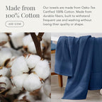 NY Loft 100% Cotton 2 Pack Bath Sheet Towel Set | Super Soft & Absorbent - Image 4
