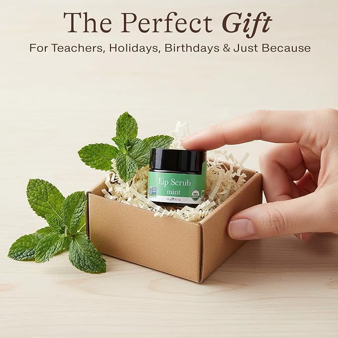 USDA Organic Lip Scrub Mint - Image 6