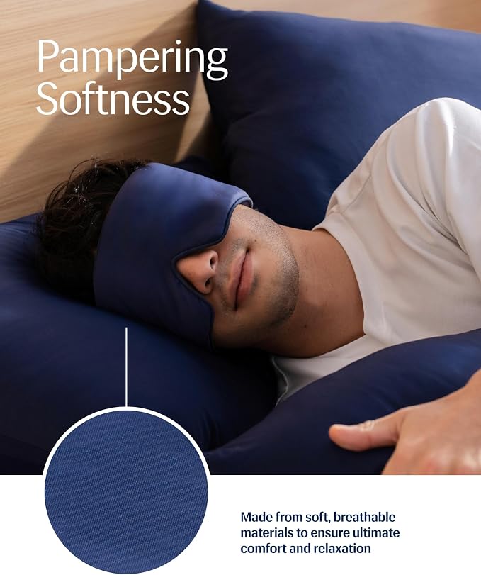 Rest® Evercool® Cooling Eye Mask, Full-Coverage Light Blocking, Instant - Image 4