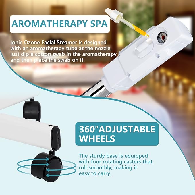 Nova Microdermabrasion Professional 2 in 1 Facial Steamer - Image 6