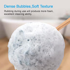 AmazerBath Shower Sponge Loofah Back Scrubber, PE Soft Mesh Loofah Body Scrubber - Image 4
