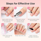 MelodySusie Cuticle Remover Kit, 60g Cuticle Remover Cream 15ML Cuticle Oil - Image 7