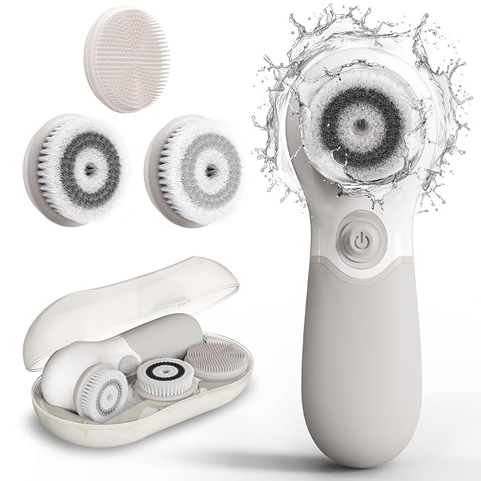 Face Scrubber with 3 Brush Heads & 2 Speeds by TOUCHBeauty