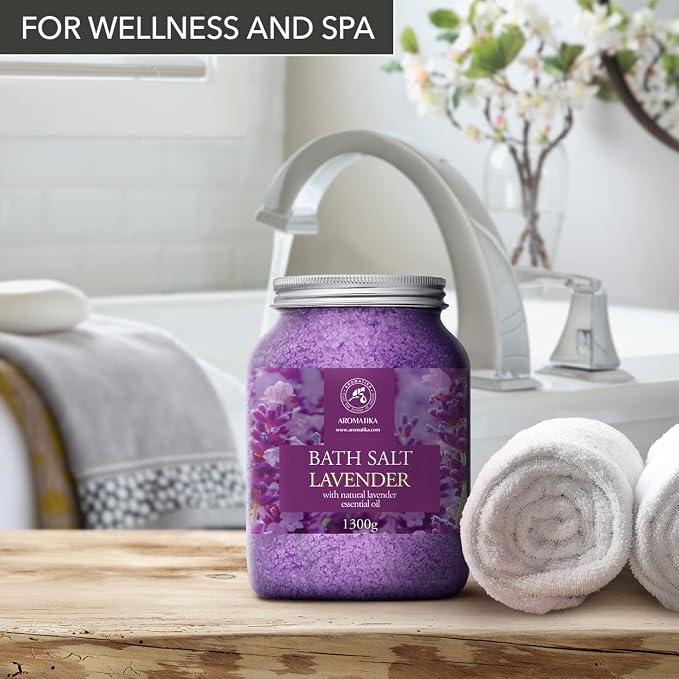 Sea Salt Lavender with Natural Lavender Essential Oil 46 Oz - Image 9