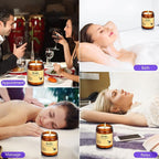 Aromatherapy Candles, 2 Pack Lavender Eucalyptus Scented Candles Stress Relief - Image 4