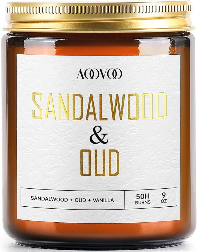 AOOVOO Sandalwood Oud Candle by AOOVOO