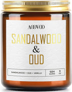AOOVOO Sandalwood Oud Candle by AOOVOO