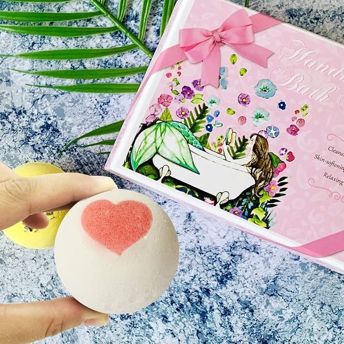 STNTUS INNOVATIONS Bath Bombs, 7 Natural Bath Bomb Gift Set, Handmade Bubble - Image 6