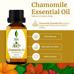SVA Chamomile Essential Oil – 1/3 Fl Oz – 100% Natural Chamomile Oil - Image 2