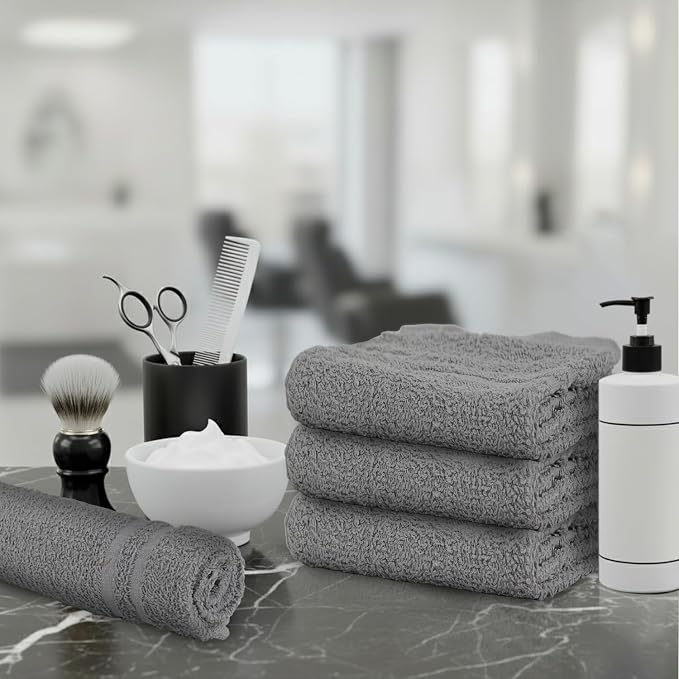 Hand Towels - Pack of 40, 16 x 27 Inches, 100% Cotton, Highly Absorbable - Image 5