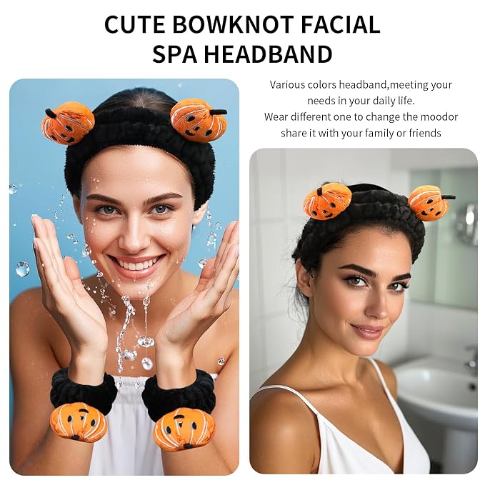 Kawaii Spa Headband and Wristband Set - Image 2
