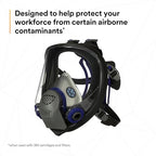 3M Ultimate FX Full Facepiece Reusable Respirator, Six-Strap Harness - Image 3
