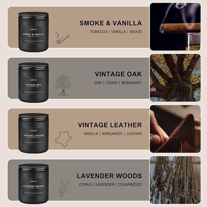 Scented Candles Set | Men Candle Set, Scented Candles - Image 6