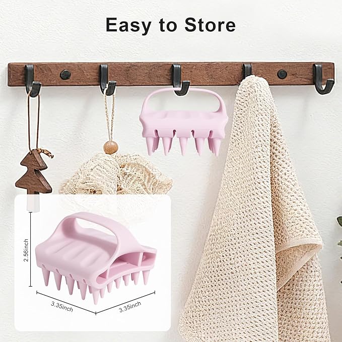 RHOS Shampoo Brush, Soft Silicone Scalp Scrubber, Scalp Massager - Image 7