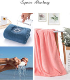 Lumimi 8-Piece Soft Microfiber Towel Set Incredibly Absorbent Lightweight Quick - Image 3