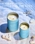 M&SENSE Ocean Waters Scented Candles Large Beach Candle, Summer Soy Candles - Image 3