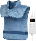 24"x33" Heating Pad for Neck and Shoulders and Back Pain Relief, Weighted by NBKLS