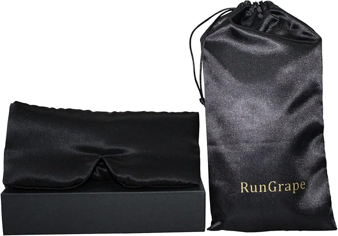 100% Mulberry Silk Eye Mask Blackout Sleeping Eye Cover - Image 9