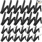 Bememo 24 Pcs Stainless Nail Clippers Set 2 Sizes Fingernail and Toenail by Bememo