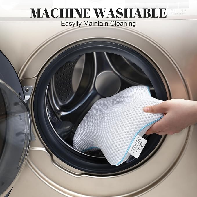 Non Slip Bath Pillow, Luxury Spa Bathtub Head & Neck Rest Support, Permeable - Image 6