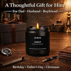 Candles for Men, 6 Pack Soy Wax Gift Set, 300H Long Lasting Home Fragrance - Image 5