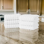 Classic Turkish Towels CTT Premium 6 Piece Hand Towels Set, 100% Turkish Cotton - Image 6