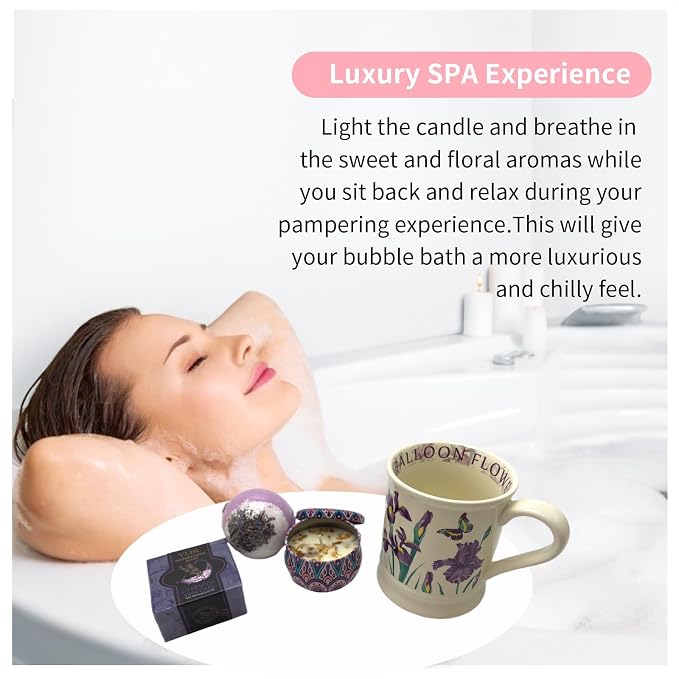 Spa Gift Baskets for Women, Luxury Self Care Gifts for Mom, Get Well Soon Gifts - Image 3