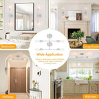 FadimiKoo 2-Light Brushed Nickel Bathroom Vanity Light - Image 7
