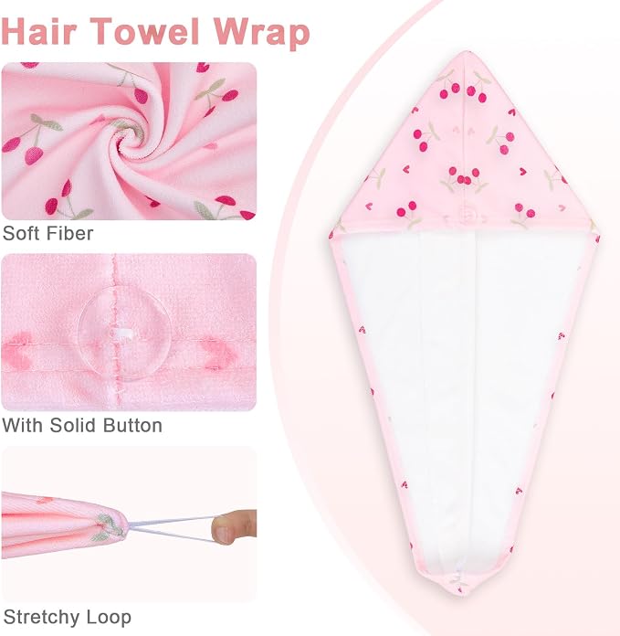 Unicorn Castle Microfiber Hair Towel - Image 3