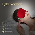 ZIMASILK 100% Natural Silk Sleep Mask Blindfold, Adjustable Super-Smooth Soft - Image 2